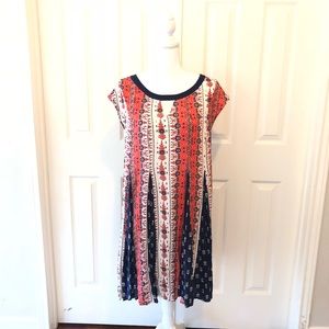 Anthropologie Maeve Swing Dress with Back Tie - L